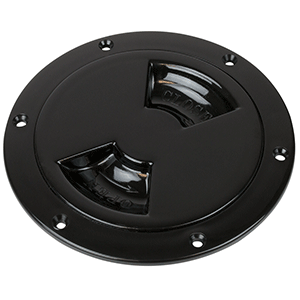 Sea-Dog Smooth Quarter Turn Deck Plate - Black - 6'