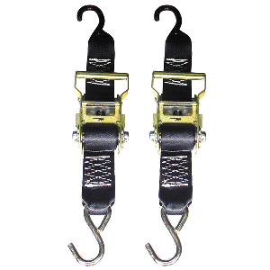 Rod Saver Heavy-Duty Ratchet Trailer Tie-Down - 2' x 5' - Pair