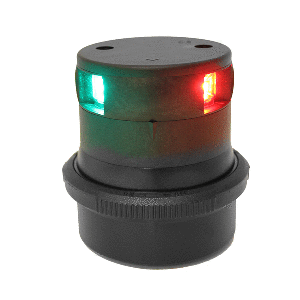 CLOSEOUT - Aqua Signal Series 34 Tri-Color Mast Mount LED Light - Black Housing