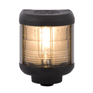 CLOSEOUT - Aqua Signal Series 40 Stern Side Mount Light - Black Housing