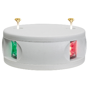 CLOSEOUT - Aqua Signal Series 34 Bi-Color Deck Mount Light - White Housing
