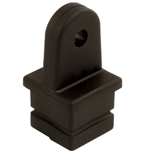 Sea-Dog Nylon Square Tube Top Insert - Black - 1'