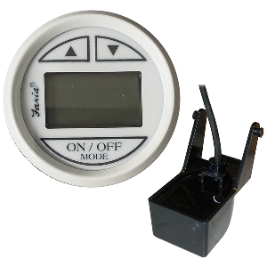 Faria Dress White 2' Depth Sounder w/Transom Mount Transducer