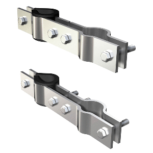 CLOSEOUT - Shakespeare 4715 Galvanized Mast Clamp Set