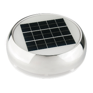 Marinco 4' Day/Night Solar Vent - Stainless Steel