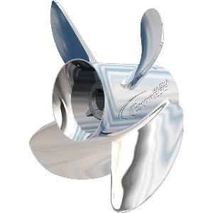 Turning Point Express® Mach4 Left Hand Stainless Steel Propeller - EX-1513-4L - 4-Blade - 15.3' x 13'