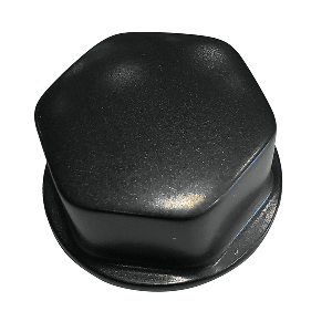 Schmitt & Ongaro Faux Center Nut Black w/1/2' & 5/8' M12 Base f/Cast Steering Wheels