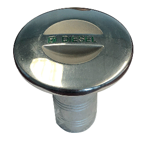 Sea-Dog Stainless Steel Key Free Hose Deck Fill Fits 1-1/2' Hose - Diesel