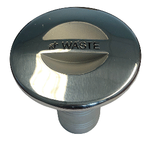 Sea-Dog Stainless Steel Key Free Hose Deck Fill Fits 1-1/2' Hose - Waste