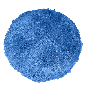 Presta Blue Blended Wool 9' Double-Sided Quick Connect Polishing Pad
