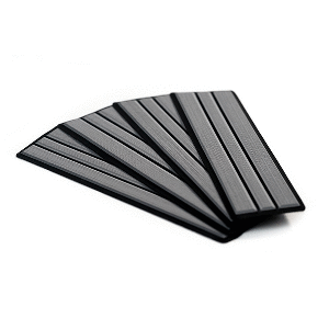 SeaDek Brushed 6mm 4-Piece Step Kit - 3.75' x 12.75' - Storm Gray/Black Faux Teak