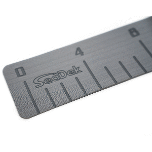 SeaDek 4' x 36' 3mm Fish Ruler w/Laser SD Logo - Storm Gray