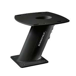 Scanstrut PowerTower 10' Aluminum 2kW/4kW Raymarine, Garmin, Navico Aft Lean - Black