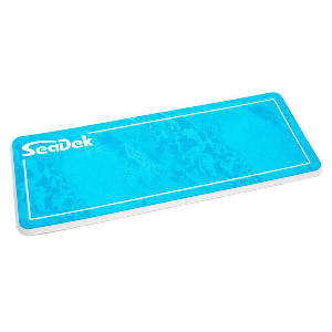 SeaDek 16' x 39' 20mm Dual Density Large Helm Pad Bahama Blue/White Realtree Wave Camo Pinline Smooth - 406.4mm x 990mm x 20mm