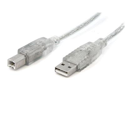 6 Clear A to B USB Cable