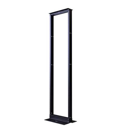 DISTRIBUTION RACK BLACK, 4ft, 24 RMS