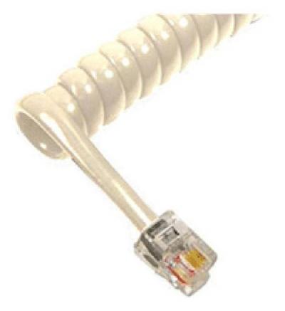 ICHC412FMC /12 Misty Cream Handset Cord
