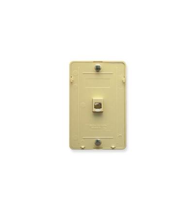 Wall Plate IDC 6P6C IVORY