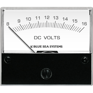 Blue Sea 8003 DC Analog Voltmeter - 2-3/4' Face, 8-16 Volts DC