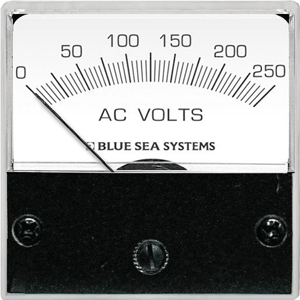 Blue Sea 8245 AC Analog Micro Voltmeter - 2' Face, 0-250 Volts AC