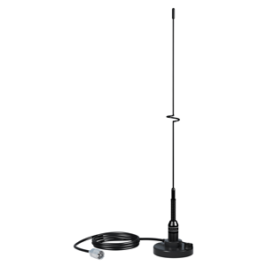 Shakespeare VHF 19' 5218 Black SS Whip Antenna - Magnetic Mount