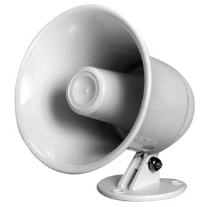 Speco SPC-5P 5' Weatherproof PA Speaker w/Plastic Base - 8 ohm