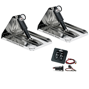 Lenco 16' x 12' Heavy Duty Performance Trim Tab Kit w/Standard Tactile Switch Kit 12V