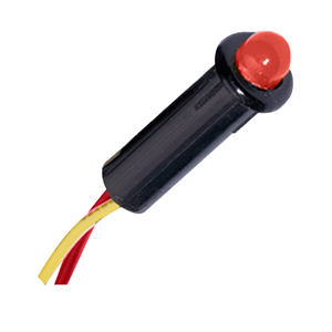 Paneltronics LED Indicator Light - Red - 240 VAC - 1/4'