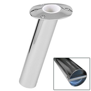 Lees 15° Stainless Steel Heavy Duty Bar Pin Rod Holder - 2' O.D.