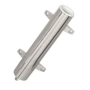 Lees Stainless Steel Heavy Duty Bulkhead Mount w/ Swivel Base - Extra Long 2.25' OD X 14.5' Tube