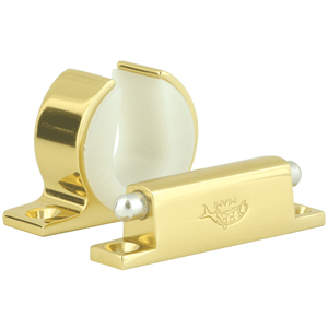 Lees Rod and Reel Hanger Set - Penn International 50VSW, 50TW, 50SW - Bright Gold