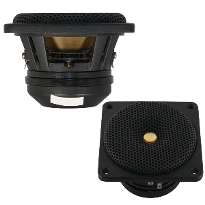 CLOSEOUT - DC GOLD AUDIO N4C 4' Classic Series Speaker - 4 OHM - (Pair) Black