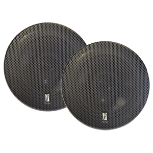 Poly-Planar 6' Titanium Series 3-Way Marine Speakers - (Pair) Black