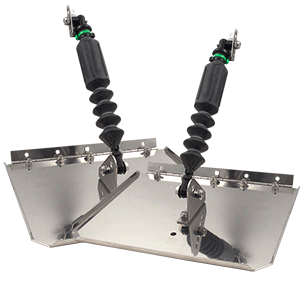 Nauticus ST980-40 Smart Tab Trim Tabs 9 X 8 f/12-16 Boats w/40-80 HP