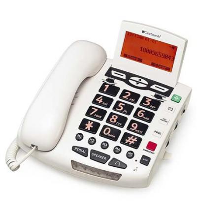Amplified BigButton Spkrphone 50dB White
