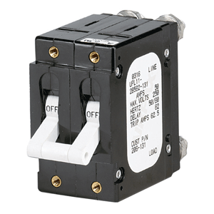 Paneltronics C Frame Magnetic Circuit Breaker - 60 Amp - Double Pole - White