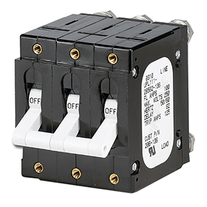 Paneltronics C Frame Magnetic Circuit Breaker - 100 Amp - Triple Pole - White