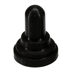 Paneltronics Toggle Switch Boot - 23/32' Round Nut - Black f/WP Breakers