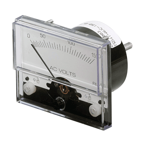 Paneltronics Analog AC Voltmeter - 0-300VAC - 2-1/2'