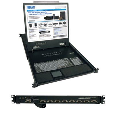 8 Port VGA KVM Console w  19'