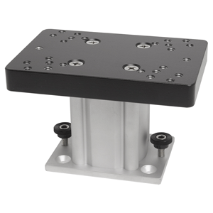Cannon Aluminum Fixed Base Downrigger Pedestal - 4'
