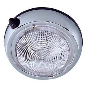 Perko Surface Mount Dome Light - 5' O.D.(4' Lens) - Chrome Plated