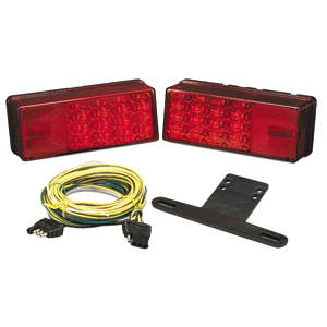 Wesbar 3' x 8' Waterproof LED Over 80' Trailer Light Kit