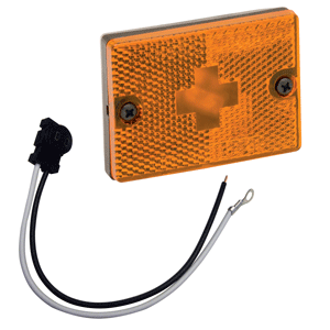 Wesbar Sidemarker Clearance Light w/18' Pigtail - Amber