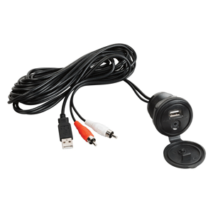 SALE - JENSEN USB & Auxiliary Audio Input Jack - 10'