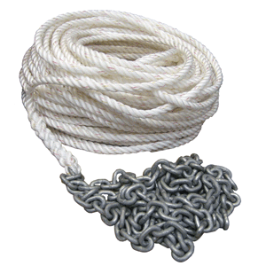Powerwinch 200 of 5/8' Rope 15 of 5/16 HT Chain Rode