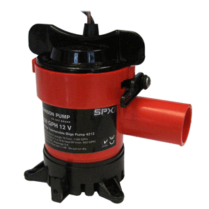 Johnson Pump 1250 GPH Bilge Pump 1-1/8' Hose 12V