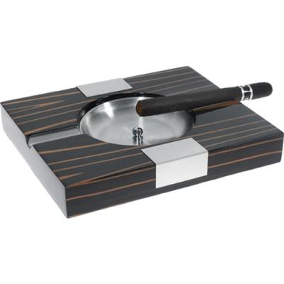 Visol Tigress Solid Ebony Wood Cigar Ashtray
