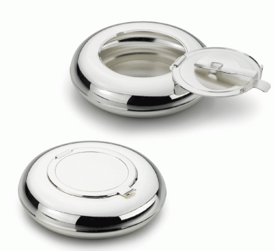 Visol Bertucci Silver Plated Cigarette Ashtray