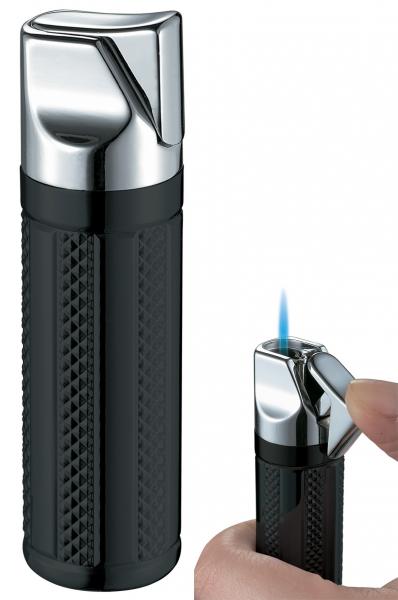 Visol Tornado Black Matte Single Jet Flame Cigar Lighter